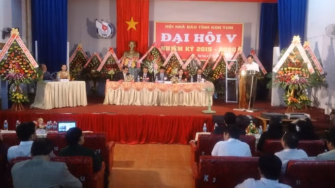 Hội Nhà báo tỉnh Kon Tum Đại hội lần thứ 5 nhiệm kỳ 2015-2020