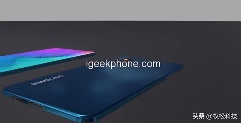 Mặt lưng máy được làm bằng kính.
