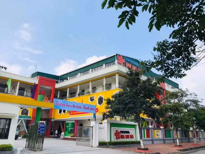 Trường mầm non Hoa Anh Đào, TP Hải Dương. Ảnh: TL.