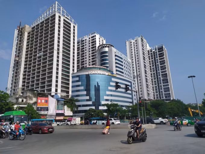 Vị trí 'tam cận' hiếm có của dự án Hinode City. Ảnh: TL.