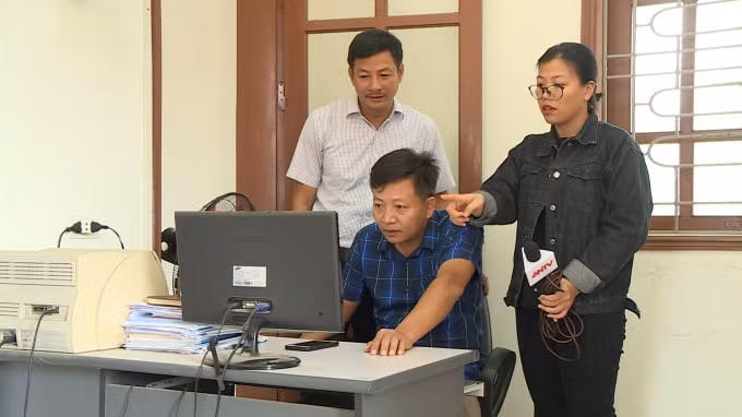 Phóng viên làm việc với chính quyền huyện Can Lộc, tỉnh Hà Tĩnh