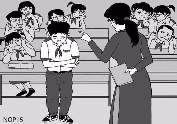 Sẽ không còn hình thức kỷ luật phê bình học sinh trước lớp, trước trường