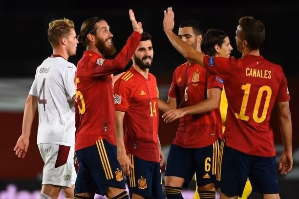 Tây Ban Nha bất bại tại UEFA Nations League mùa này. Ảnh: cauthu.vn