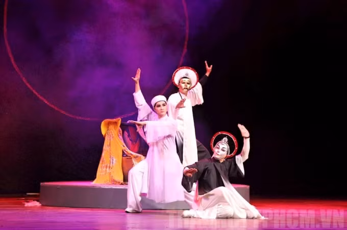 Một cảnh trong vở 