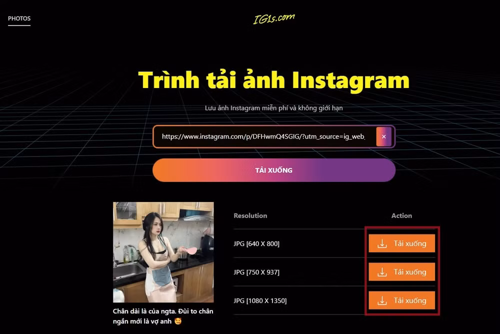 huong dan cach tai anh instagram ve may tinh nhanh chong hinh 5