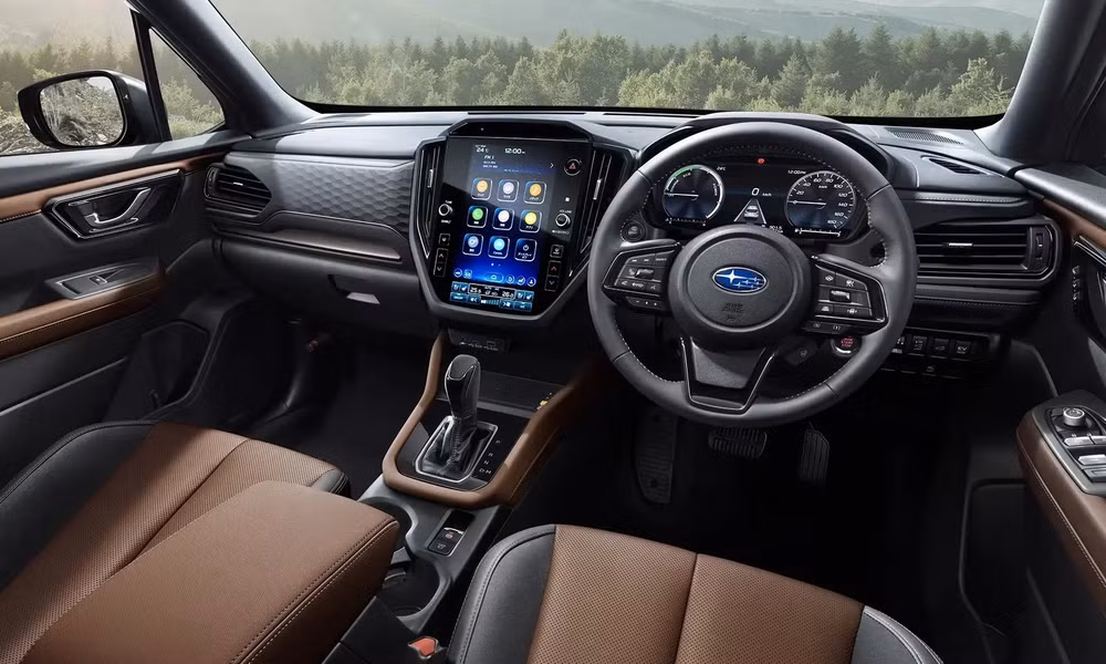 Thiết kế khoang lái Forester Hybrid tại Nhật Bản - Ảnh: Subaru