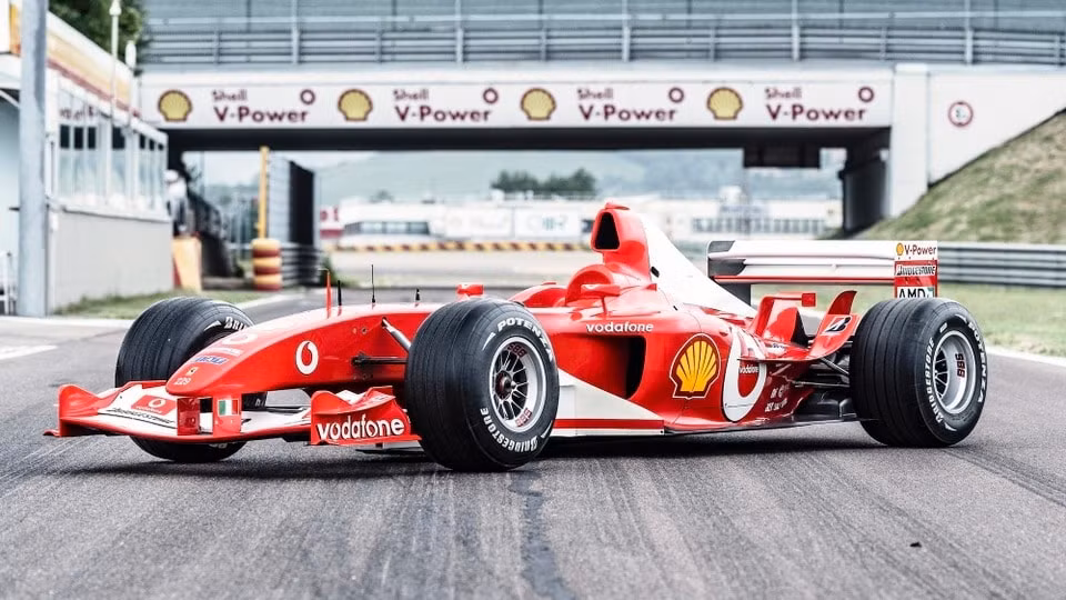 xe dua f1 cua huyen thoai michael schumacher co gia gan 94 trieu usd hinh 1