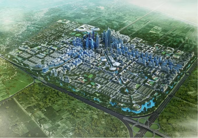 Phối cảnh dự án Khu đô thị Đông Sài Gòn.