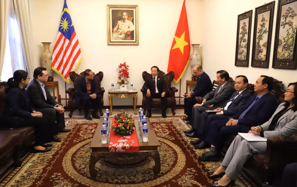 Phó Thủ tướng Trần Hồng Hà tiếp lãnh đạo một số hiệp hội, doanh nghiệp Malaysia- Ảnh 5.