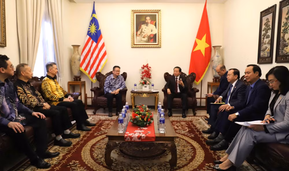 Phó Thủ tướng Trần Hồng Hà tiếp lãnh đạo một số hiệp hội, doanh nghiệp Malaysia- Ảnh 3.