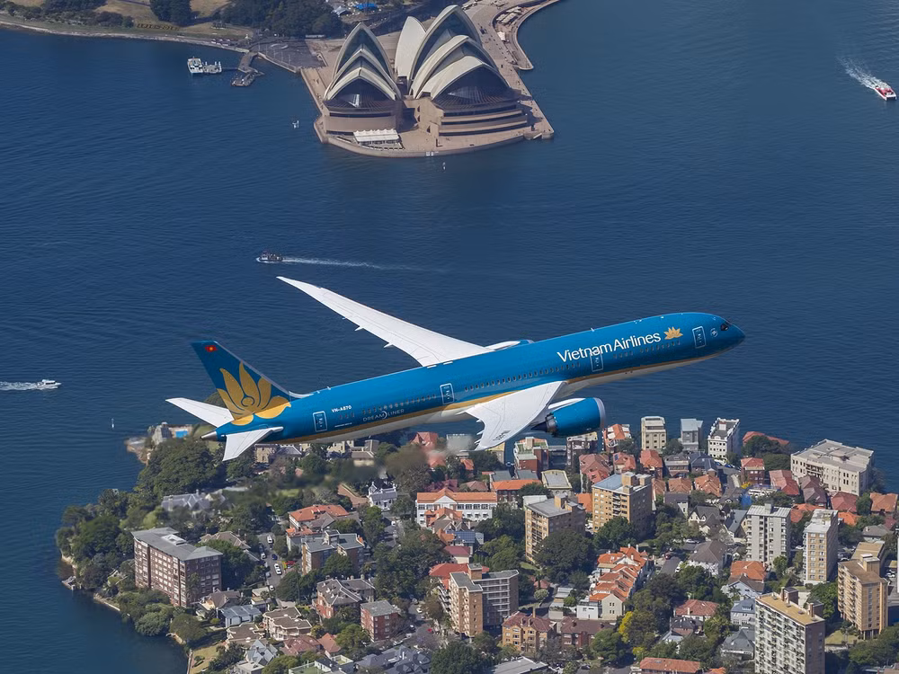 vietnam airlines ky niem 30 nam duong bay thang viet nam australia hinh 5
