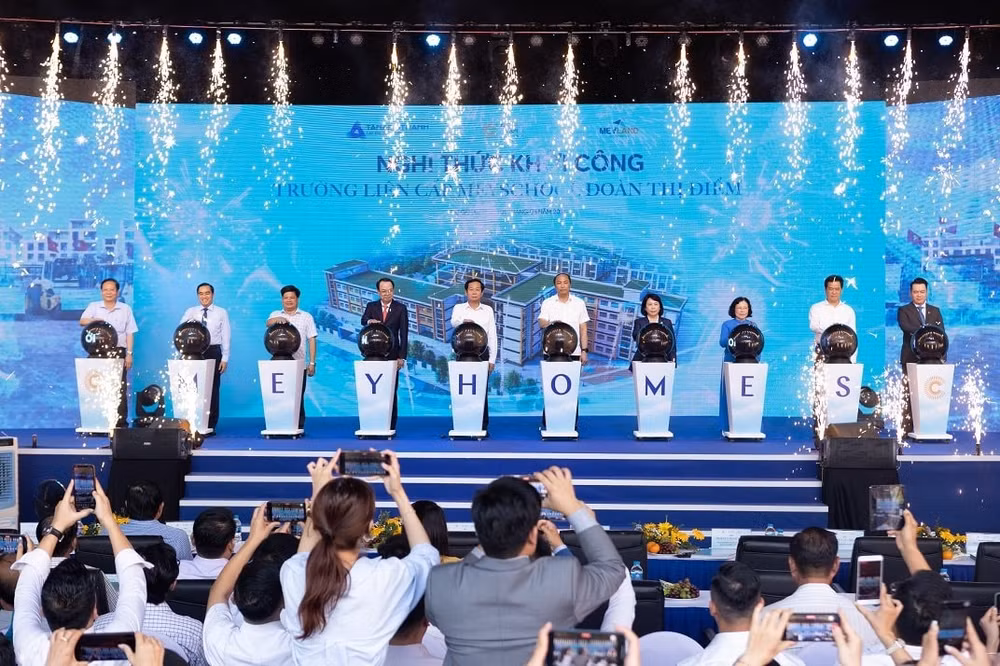 khoi cong truong lien cap meyschool doan thi diem tai meyhomes capital phu quoc hinh 1