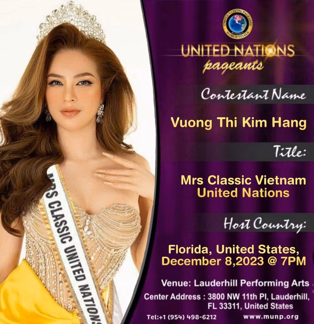 doanh nhan vuong thi kim hang se tham du dau truong nhan sac mrs classic united nations 2023 tai my hinh 1