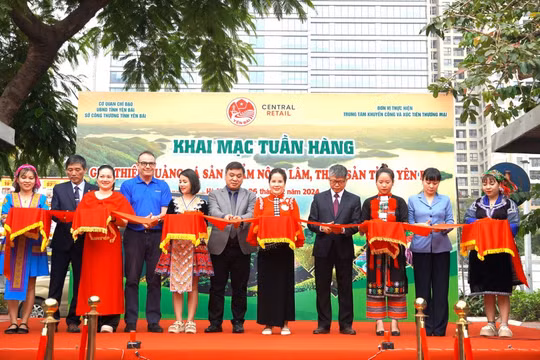Central Retail Việt Nam giới thiệu sản phẩm nông lâm thủy sản tỉnh Yên Bái tại Hà Nội