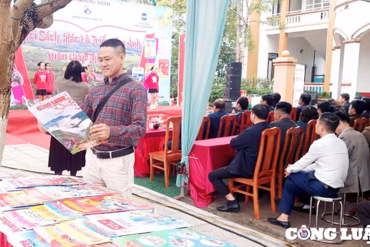 Quảng Ninh: Khai mạc Hội sách, báo Xuân tại huyện Đầm Hà với 100 ấn phẩm sách, báo