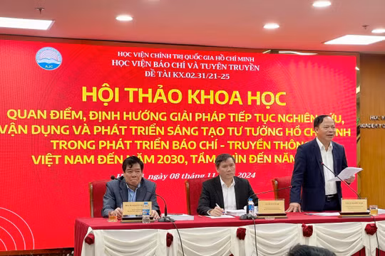 Vận dụng sáng tạo những giá trị tư tưởng Hồ Chí Minh vào phát triển báo chí - truyền thông