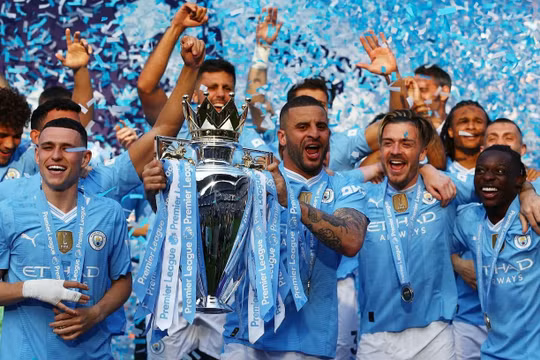 Đánh bại West Ham, Man City vô địch Ngoại hạng Anh 2023/24