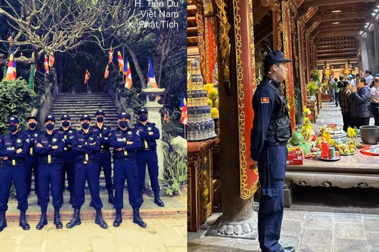 Phật tử nói gì về việc chùa Phật Tích thuê vệ sĩ bảo vệ?