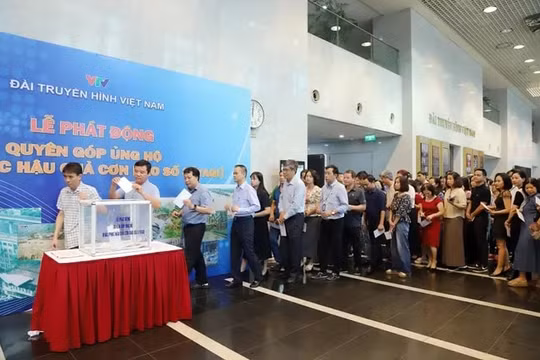 Đài Truyền Hình Việt Nam kêu gọi ủng hộ đồng bào bị ảnh hưởng, thiệt hại do thiên tai