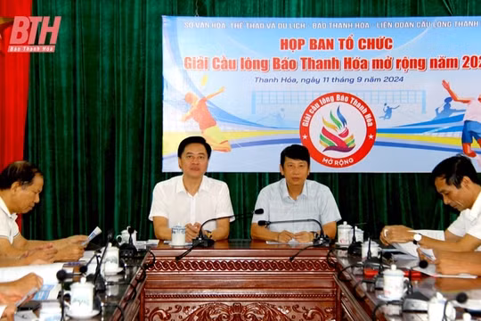 Giải Cầu lông Báo Thanh Hóa mở rộng sẽ diễn ra từ ngày 4 đến 6/10