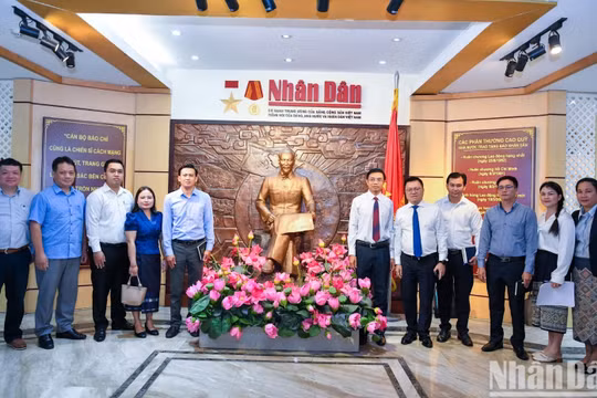Đoàn công tác Báo Pasaxon (Lào) sẽ tham gia các buổi bồi dưỡng nghiệp vụ tại Báo Nhân Dân