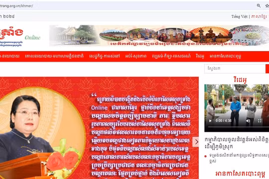 Báo Sóc Trăng ra mắt giao diện mới Báo Sóc Trăng điện tử và Chuyên trang tiếng Khmer