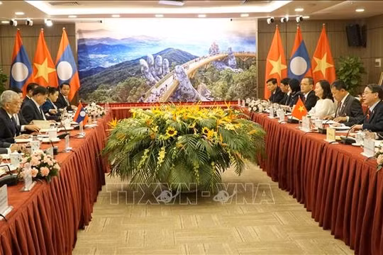 Quốc hội Việt Nam và Lào thường xuyên phối hợp để tạo đột phá trên mọi lĩnh vực