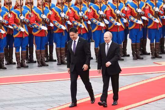 Tổng thống Putin kết thúc chuyến thăm Mông Cổ, hai bên nhất trí tăng cường hợp tác