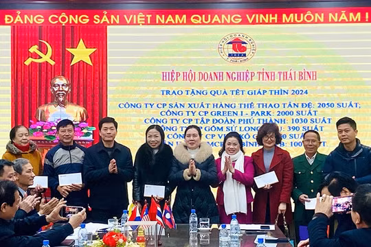 Thái Bình: Hơn 150 doanh nghiệp đăng ký tặng 36.000 suất quà Tết cho người nghèo