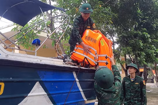 Bộ đội Biên phòng tỉnh Quảng Bình chủ động ứng phó với bão số 6