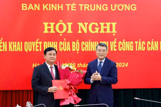 Bí thư Tỉnh ủy Nghệ An được điều động giữ chức Phó Trưởng Ban Kinh tế Trung ương