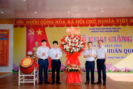 Trường THCS Khuyến Nông: 60 năm xây dựng và phát triển