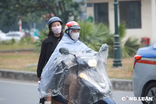 Không khí lạnh tràn miền Bắc, Hà Nội chuyển mưa rét