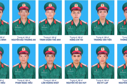 Chủ tịch nước truy tặng Huân chương Bảo vệ Tổ quốc cho 12 liệt sĩ hy sinh khi diễn tập tại Quân khu 7