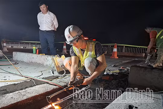 Nam Định: Sửa chữa cầu Đò Quan để đảm bảo an toàn giao thông
