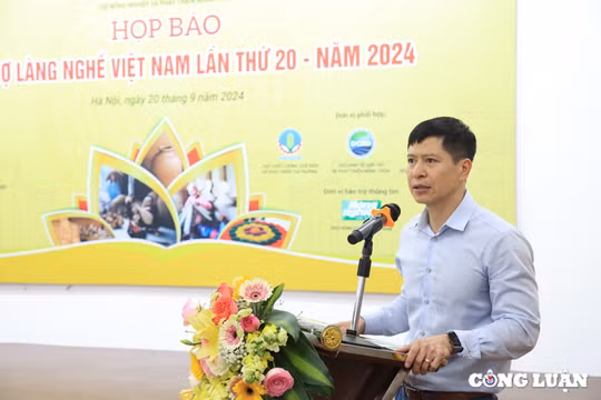 100 gian hàng tiêu chuẩn trưng bày tại Hội chợ Làng nghề lần thứ 20 năm 2024