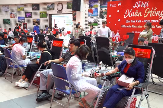 Hiến máu đầu xuân - Nhân lên hạnh phúc