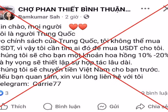 Cảnh báo thủ đoạn lừa đảo mới thông qua giao dịch tiền ảo