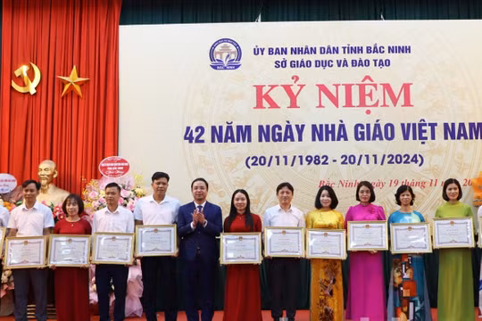 Bắc Ninh dẫn đầu các tỉnh, thành phố về số lượng huy chương đạt được tại các kỳ thi khu vực và quốc tế