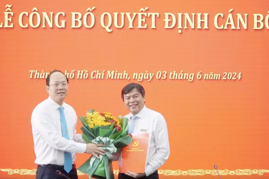 Ông Tăng Hữu Phong giữ chức Phó trưởng Ban Tuyên giáo Thành uỷ TP HCM
