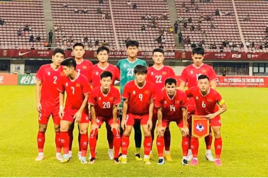 U22 Việt Nam đánh bại U22 Malaysia tại CFA Team China 2024