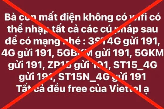 Viettel khuyến cáo người dân về nội dung sai sự thật trên mạng xã hội