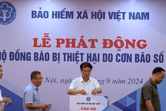 Bảo hiểm xã hội Việt Nam phát động ủng hộ đồng bào bị thiệt hại do bão số 3