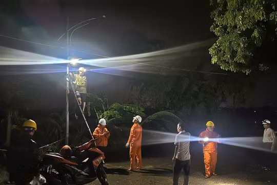 Tổng công ty Điện lực miền Bắc thông tin tình hình thiệt hại và công tác khắc phục hậu quả do cơn bão số 3