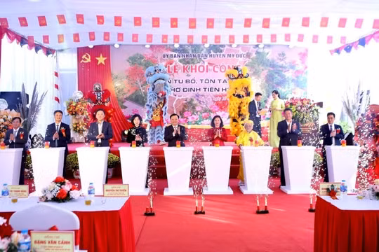 Hà Nội khởi công dự án tu bổ, tôn tạo di tích rộng hơn 8.000m2