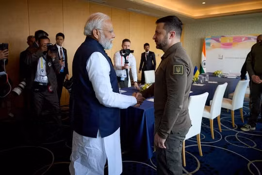 Thủ tướng Ấn Độ Modi đến thăm Kiev, hội đàm với Tổng thống Zelenskyy