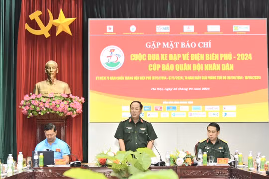 Báo Quân đội nhân dân tổ chức Cuộc đua xe đạp “Về Điện Biên Phủ 2024”