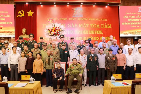 Bắc Ninh gặp mặt tọa đàm Chiến sĩ Điện Biên, Thanh niên xung phong, Dân công hỏa tuyến