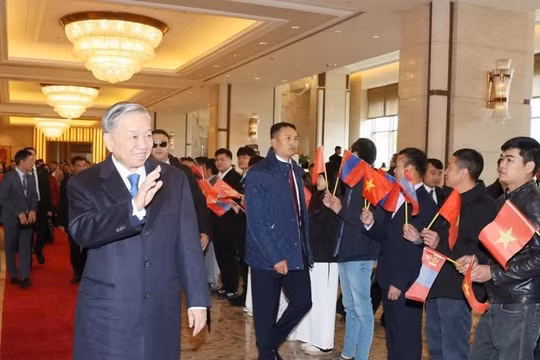 Lễ đón chính thức Tổng Bí thư, Chủ tịch nước Tô Lâm tại Mông Cổ