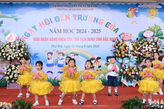 Bắc Ninh phấn đấu đạt chuẩn 100% phổ cập giáo dục mầm non cho trẻ mẫu giáo vào năm 2025